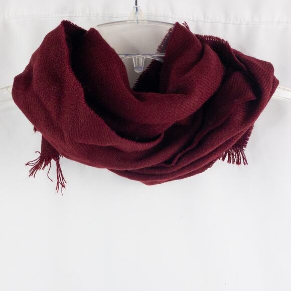 Beau Brummell Vintage Red Knit Scarf Unisex Mens Womens One Size - Picture 1 of 11